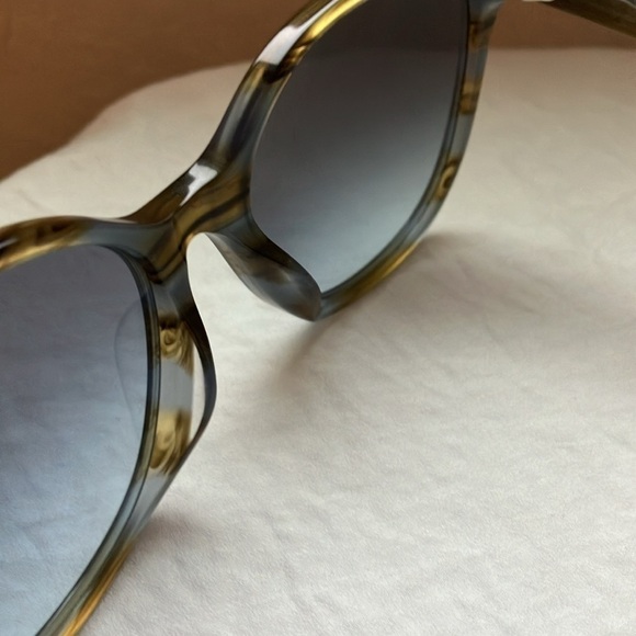 Ralph Ralph Lauren: Gray/ Brown striped- gray gradient- sunglasses - Picture 8 of 16